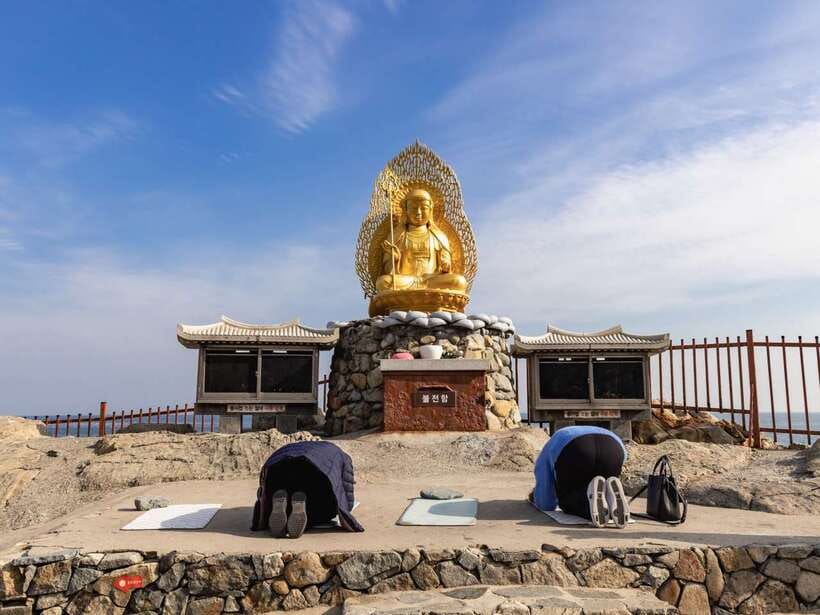 Busan's Best: Sea Temples, Yacht Tour & Sky Capsule Day Tour - Gamcheon Culture Village’s painted lanes