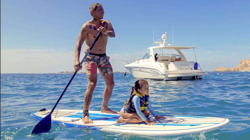 Cabo San Lucas: Luxury Yacht Cruise - Paddle boards and easy time on deck
