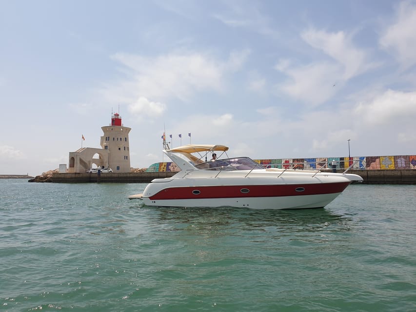 Cadiz: Sunset Experience on Private Yacht (6 pax) - Looking toward La Caleta beach