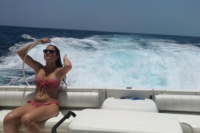 Cancun Boat Tour to Isla Mujeres on Luxury Yacht with Chef -SR55C - Beach time and optional water toys