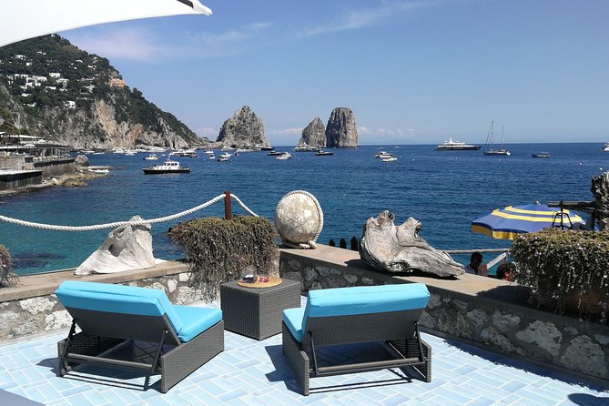 Capri luxury boat experience PLUS - Punta Carena Lighthouse from the sea