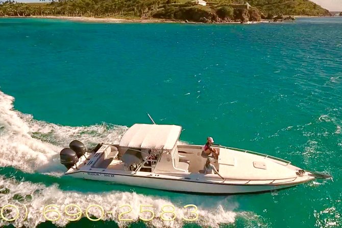 Caribbean Blue Charters - Full Day Boat Charter - 35' Marlin Power Boat - The private format is the real luxury