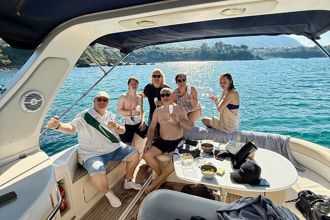 Cefalù : Mini Yacht Tour with Aperitif, Snorkeling and Caves - Spiaggia Caldura, the best stop for snorkeling