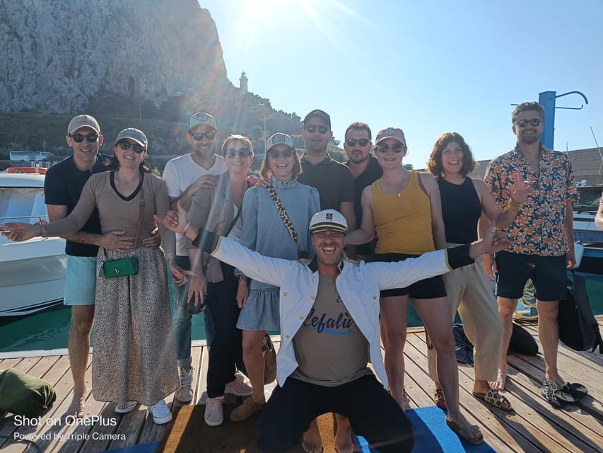 Cefalù: Mini Yacht with Snorkel Stops, Caves and Aperitif - The first cruise past Cefalù’s waterfront