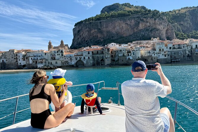 Cefalù: Private Mini Yacht Tour with Aperitif and Snorkeling - Spiaggia della Vecchia Marina beside the old center