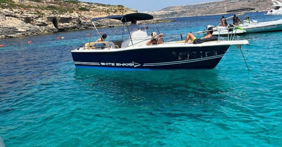 Cirkewwa/Mgarr: Blue and Crystal Lagoon Private Boat Charter - Crystal Lagoon is the better swimming pause