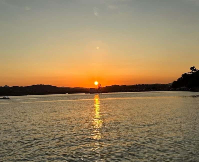 Corfu: Sunset Cruise on a Traditional Wooden Sailing Yacht - Cruising toward Pontikonissi at sunset