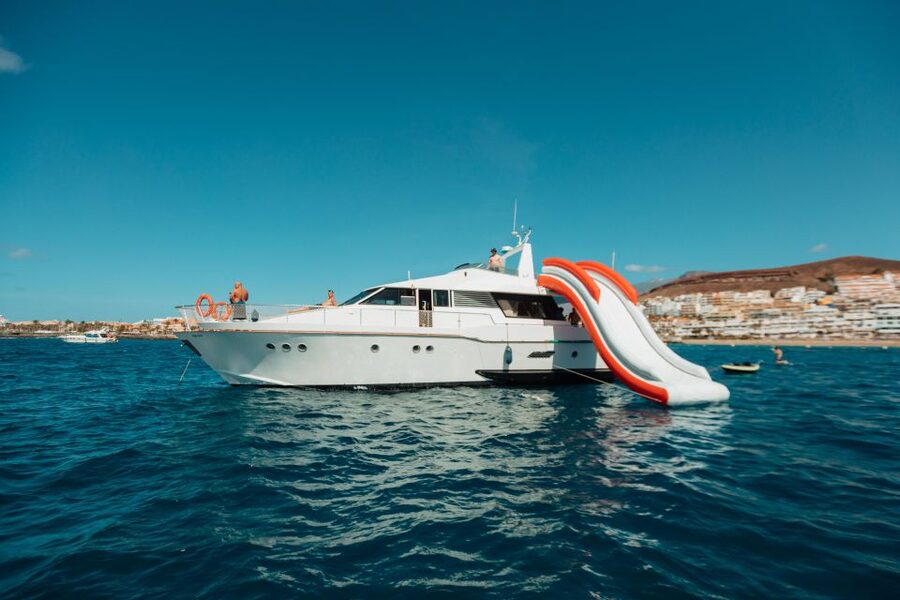 Costa Adeje: Private Yacht Trip with Watersports and Slides - How much value do you get for $1,048?