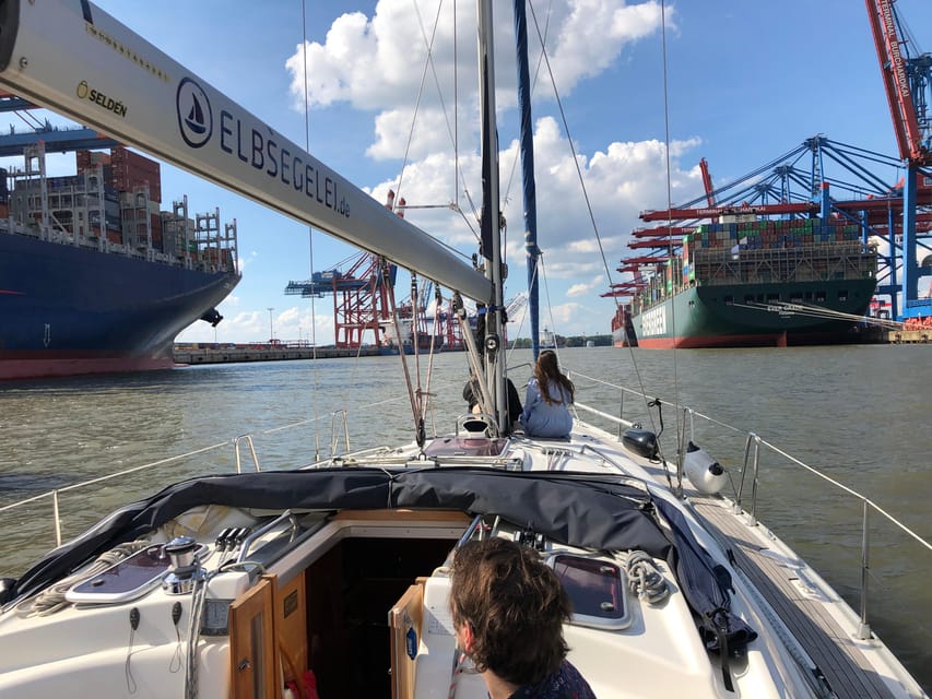 "Cruise in the City" - Sailing Yacht Event, Hamburg/Elbe - Reaching Mühlenberger Loch