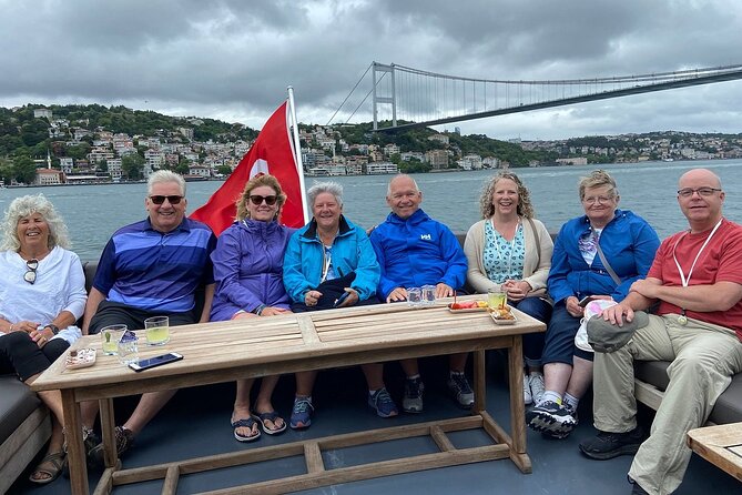 Dolmabahçe Palace Tour with Guide and Luxury Yacht Sunset Cruises - The Bosphorus from a small yacht