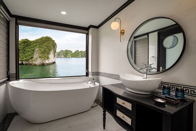 Dora Cruise – Best 2D1N Luxury Cruise in Halong & Lan Ha Bay - Day one: islets, lagoons, and Ba Trai Dao