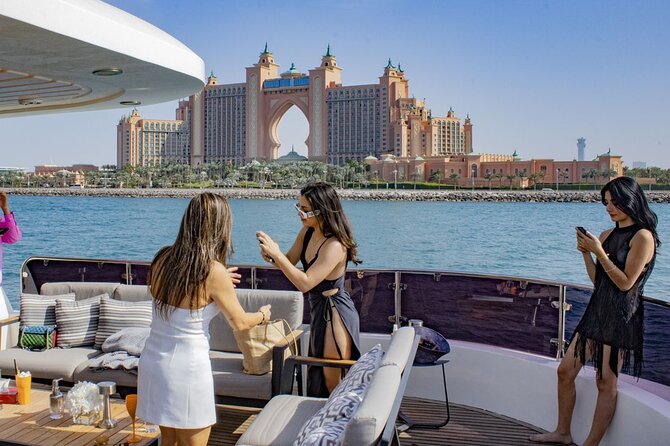 Dubai Harbour Super Yacht Experience with gourmet & Drinks - Dubai Harbour, Marina views, and the sailing route