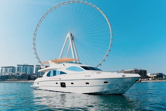 Dubai Marina 1hr Yacht tour with Drinks - Cruising the marina canal