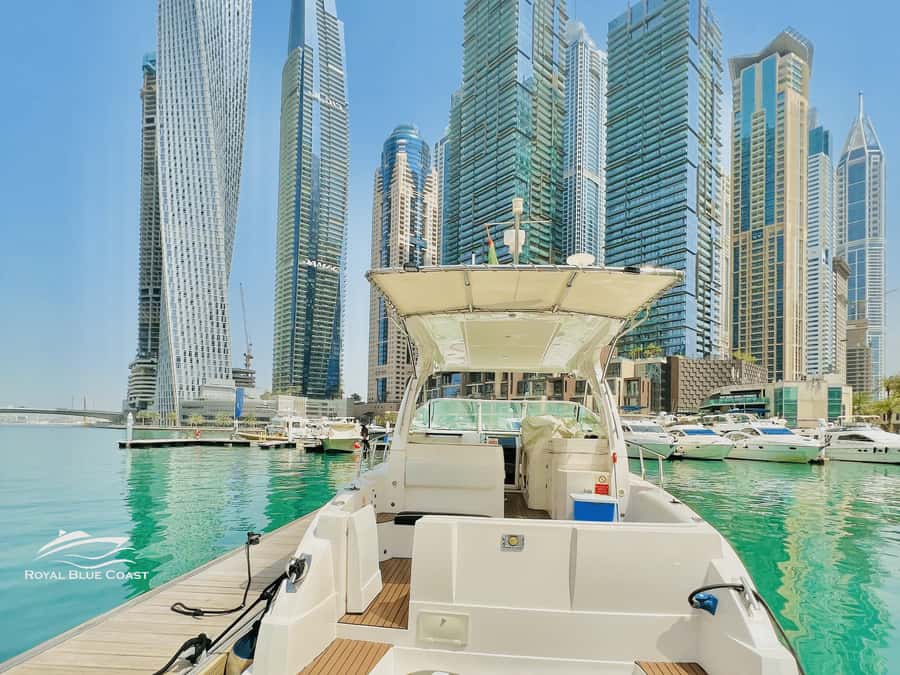 Dubai Marina: 2-Hour Mini Yacht Ride - JBR and the possible swim stop