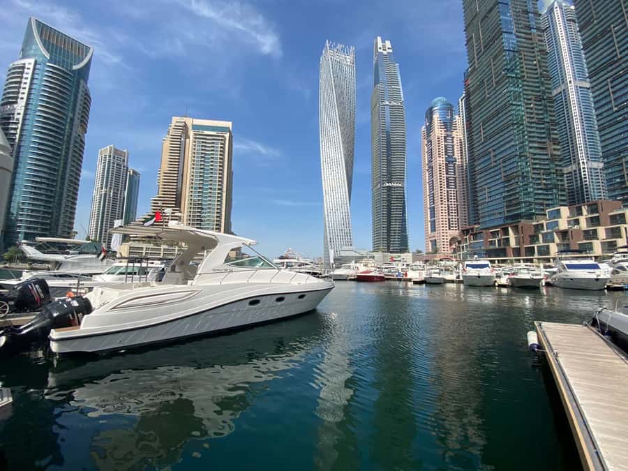 Dubai Marina: 2-Hour Mini Yacht Ride - Leaving Royal Blue Coast Yachts in Dubai Marina