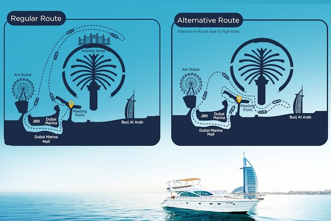 Dubai Marina 2 Hour Sunset Yacht Tour with Alcoholic Drinks - Ain Dubai gives you the clearest landmark moment