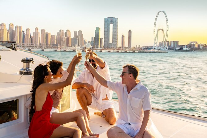 Dubai Marina 2 Hour Sunset Yacht Tour with Alcoholic Drinks - Dubai Harbour departure and practical meeting details