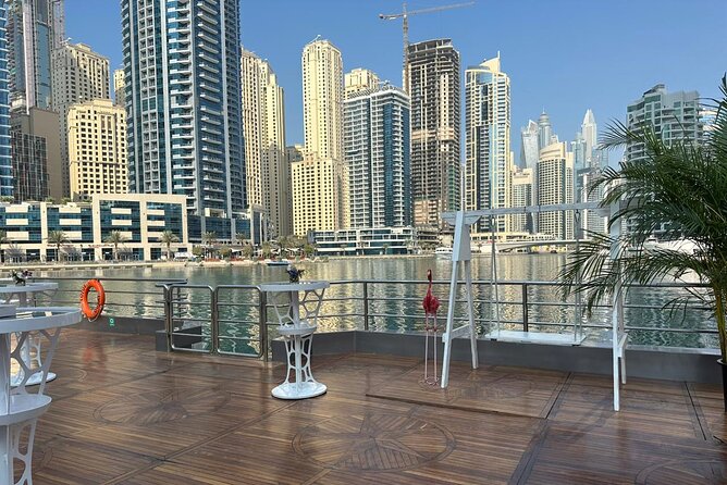 Dubai Marina Luxury Cruise w/ 5 Star Buffet Dinner & Transfer - Dinner, drinks, and the five-star claim