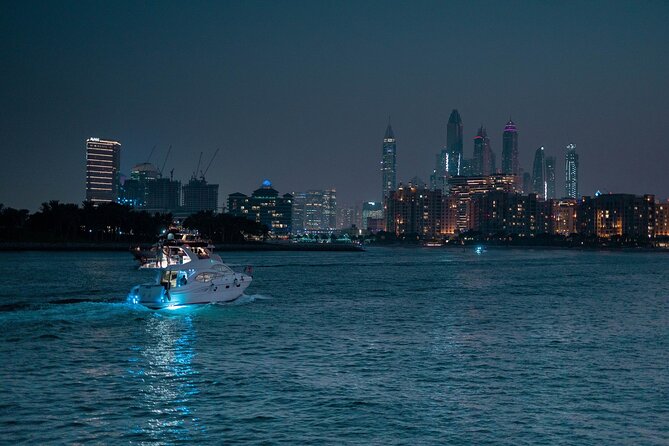 Dubai Night Yacht Party with Canapes and Drinks - JBR from the water