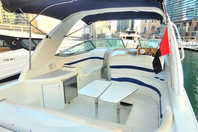 Dubai: Private Yacht Cruise on a 34 Ft Yacht - Swimming, showers, and time on deck