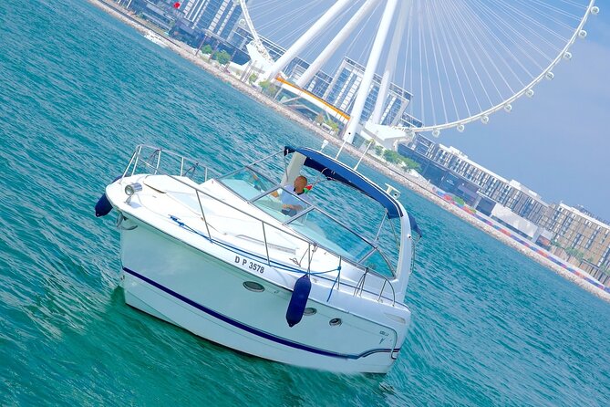 Dubai: Private Yacht Cruise on a 34 Ft Yacht - The Palm gives you Dubai’s grand opening view