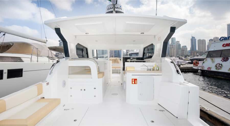 Dubai: Private Yacht Tour 36ft (+1 hr free) offer till Sep15 - Getting the Burj Al Arab view from the sea