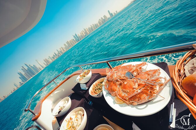 Dubai Sky Walker Sharing Yacht Tour with Live BBQ and Drinks - The walk to the yacht and other practical details