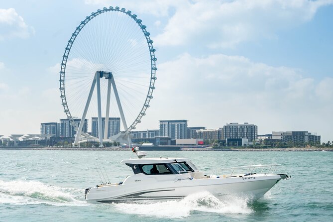 Dubai Yacht Book 36ft Yacht on rent in Dubai up to 10 persons - Leaving from Dubai Harbour Yacht Club