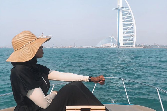 Dubai Yacht Sea escape Cruise, Swim, Tan & Sightsee! - A proper swim stop in the Gulf