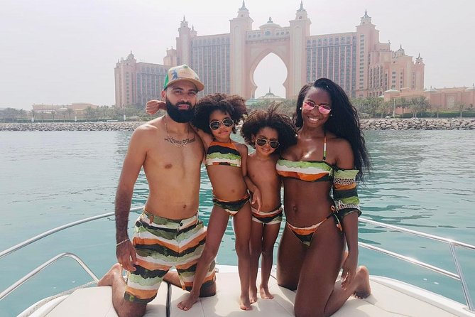 Dubai Yacht Sea escape Cruise, Swim, Tan & Sightsee! - Who will enjoy this mini-yacht most