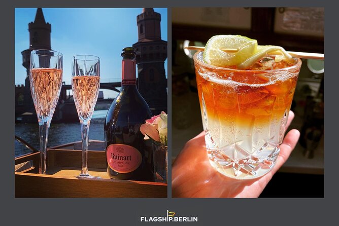 Evening aperitif tour aboard the motor yacht Fitzgerald - Berliner Dom to the rebuilt Stadtschloss