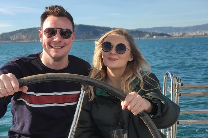 Exclusive Barcelona Private Luxury Sailing Cruise with Open Bar - Sailing past the harbor’s working side