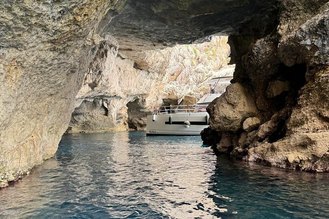Favignana Egadi Islands Luxury Catamaran Tour with Lunch - Final Swim at Cala Azzurra