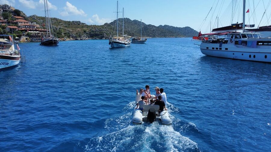 Fethiye to Olimpos 4 Days 3 Nights Gulet Blue Cruise - Day 3: Kekova and Simena Castle