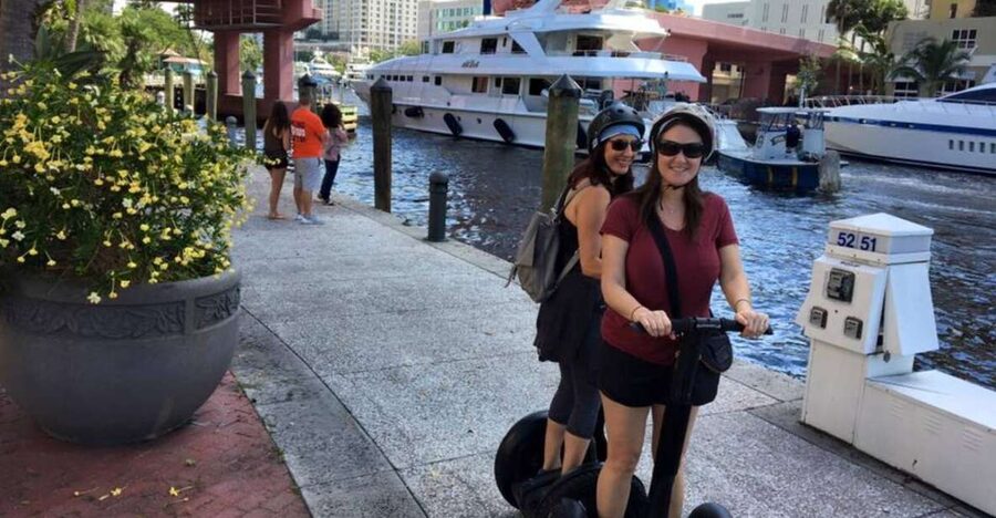 Fort Lauderdale: Famous Yachts and Mansions Segway Tour - Getting comfortable on the Segway