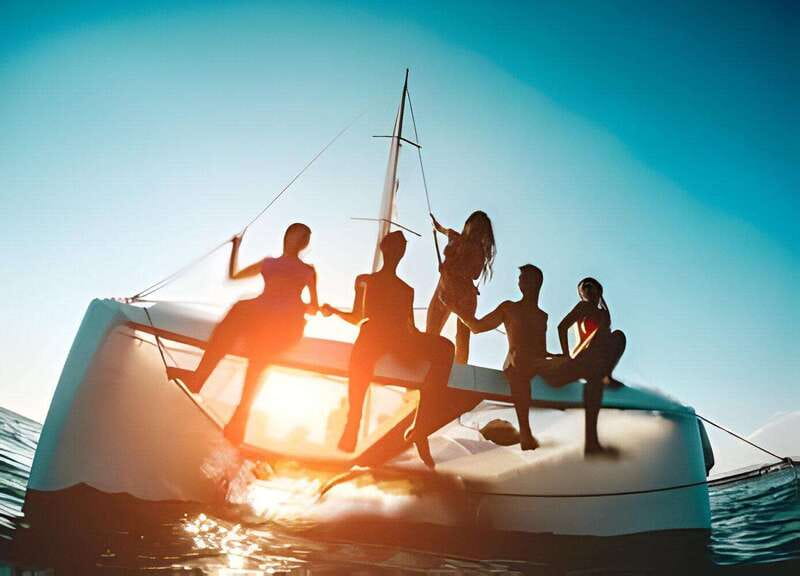 From Cancun: Isla Mujeres by Luxury Catamaran with Drinks - A 15-minute sail and a 55-minute food stop