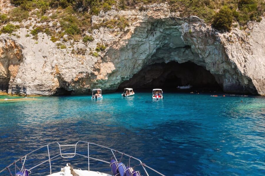 From Corfu: Luxury Yacht Cruise to Paxos and Antipaxos - Two hours in Gaios for lunch and a walk