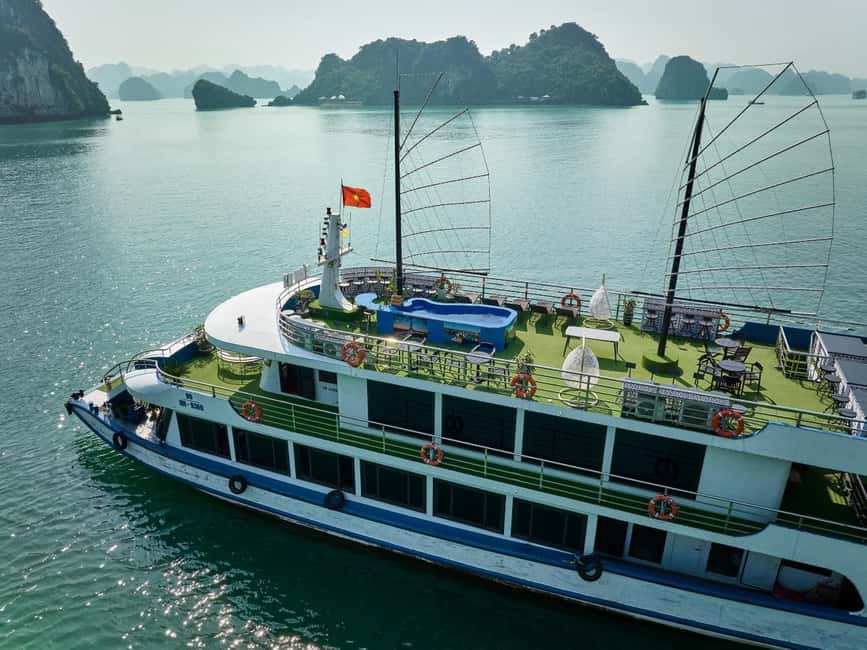 From Hanoi: Ha Long Bay 1 Day Tour With A Luxury Cruise - Titop Island for the best wide view