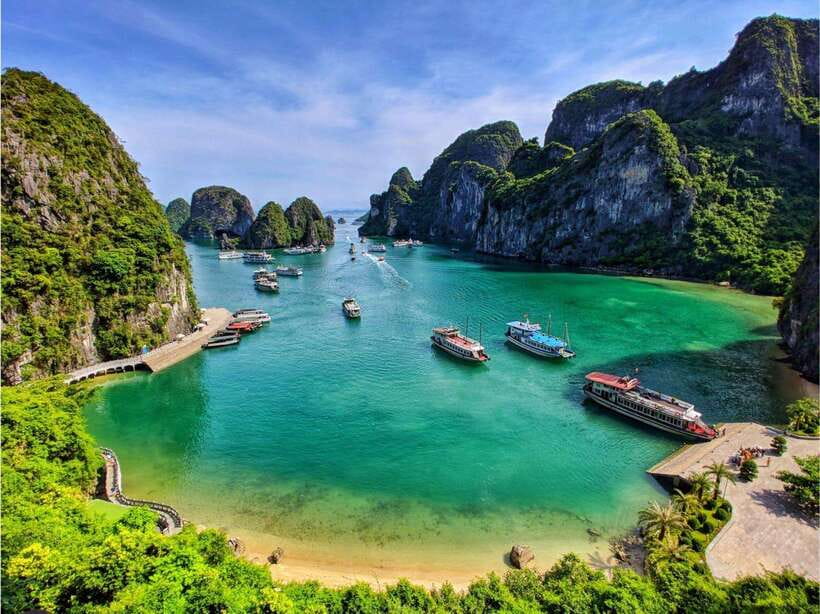 From Hanoi: Ha Long Bay Full-Day Luxury Cruise - The morning ride from Hanoi to Tuan Chau Harbor