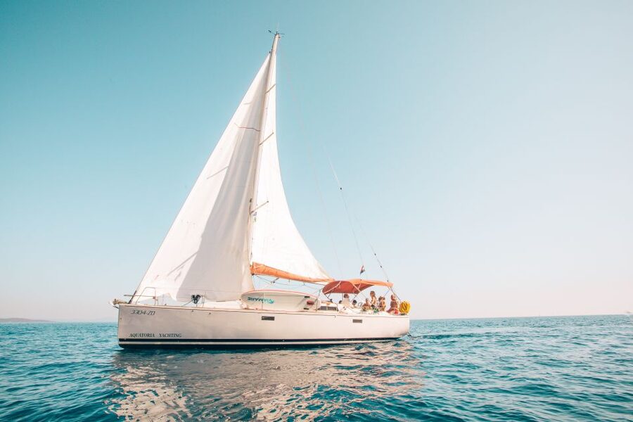 From Hvar: Boat Tour to Pakleni Islands on a Comfort Yacht - The one-hour sail toward the Pakleni Islands