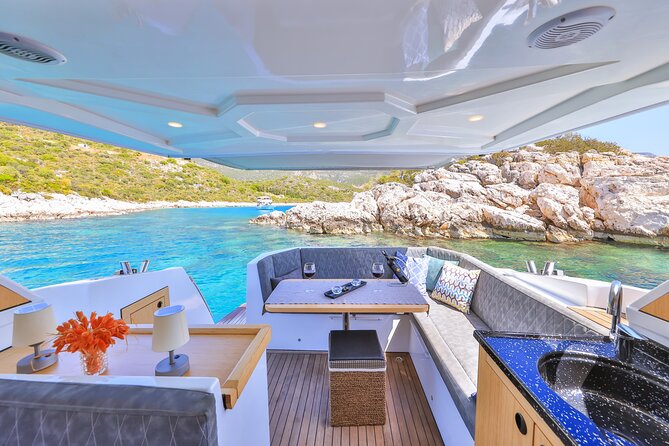 From Kas Private Luxury Yacht Escape - First stop at Five Islands Bay