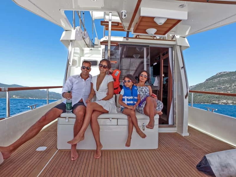 From Korcula island: Mljet Island Yacht Day Trip with Lunch - Swimming, Snorkeling, and SUP Time