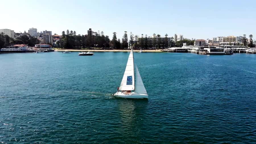 From Manly: Sydney Harbour Hands-On 2.5 Hour Yacht Cruise - The first lesson: learning how the yacht moves