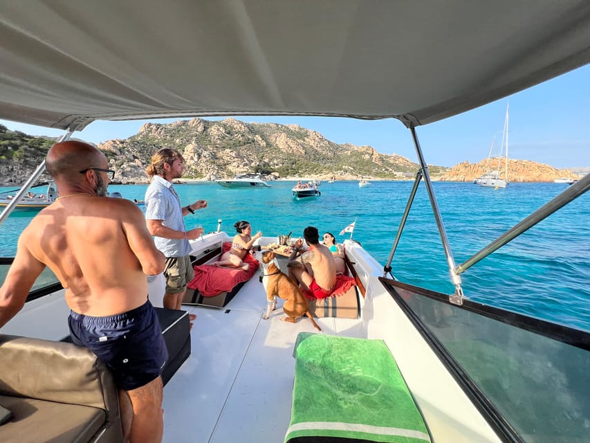From Palau/La Maddalena: All inclusive Yacht Tour - La Maddalena, Capo d’Orso, and the ride home
