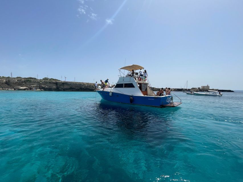 From Trapani: Favignana and Levanzo Yacht Tour with Stops - Leaving Trapani for Favignana