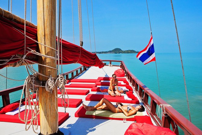 Full-Day Cruise to Angthong Marine Park by famous "The Red Baron" - The return sail and sunset over the Gulf