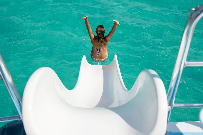 Full Day Private Boat Charter at Grace Bay, Providenciales - Half Moon Bay and sandy island time