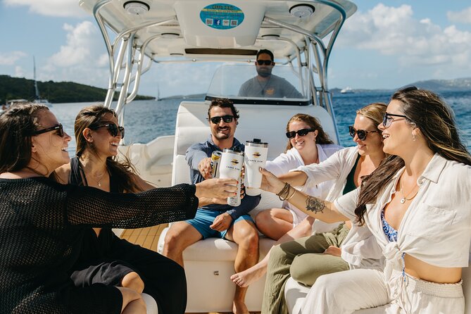 Full Day Private Boat Charter to the British Virgin Island - A private powerboat day from St. Thomas