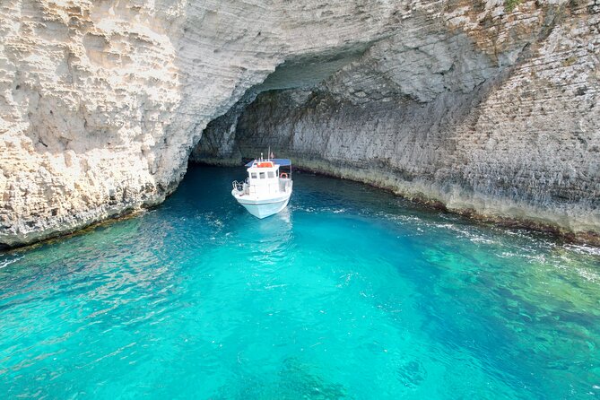 Full Day Private Boat Charters Malta: Blue Lagoon, Comino & Gozo - Crystal Lagoon: 50 minutes for swimming and caves