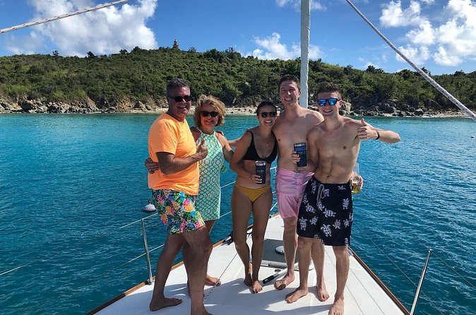 Full Day Private Charter, Snorkel St. John (12 guests, 55’ yacht) - Honeymoon Beach: lunch and unhurried water time